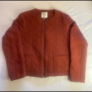Bagatelle Collection Quilted Rust Jacket